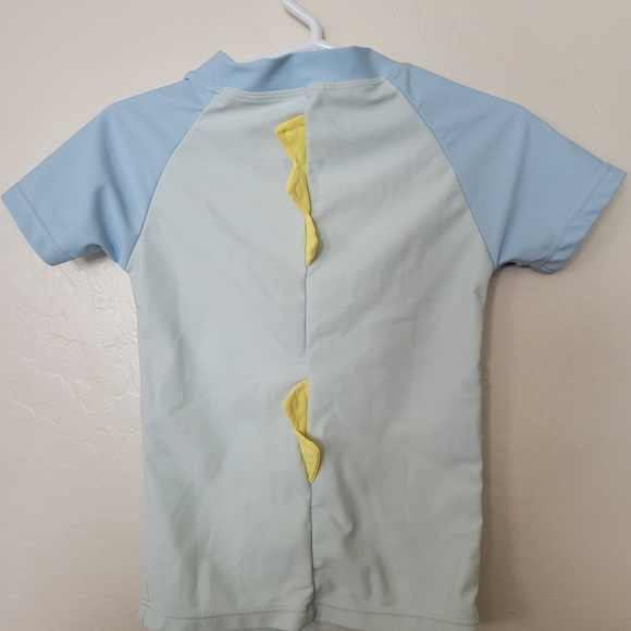 Yober Rash Guard Swim Shirt Dinosaur Cactus Palm Tree - Picture 2 of 2